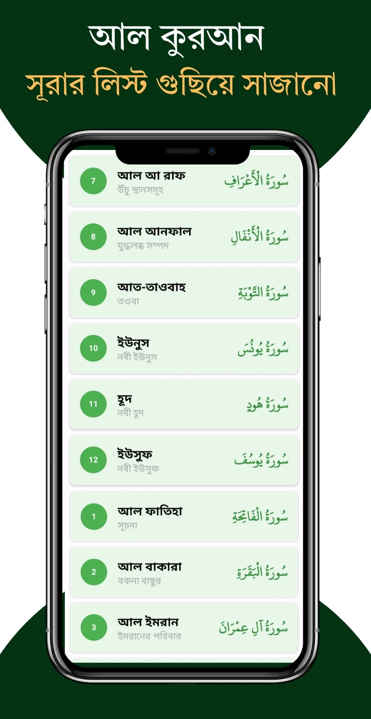 আল কুরআন বাংলা উচ্চারণ অর্থসহ screenshot